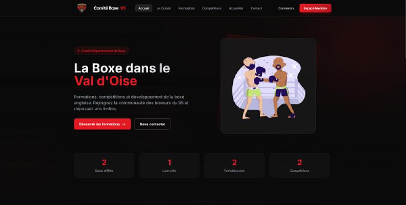 Plateforme de gestion des formations – Comité Boxe
